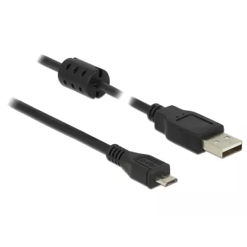 USB kabelis DeLOCK 84902 USB 2.0 1.5 m USB A Micro-USB B Melns