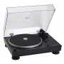 Audio-Technica AT-LP5X skaņuplašu atskaņotājs ar tiešo piedziņu, melnā krāsā