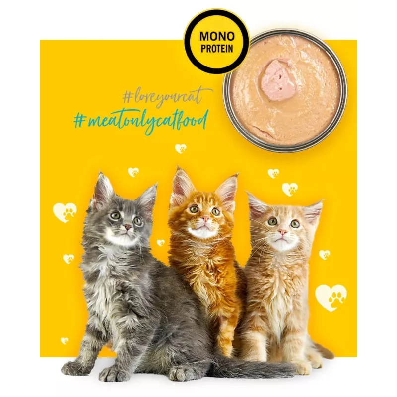 3COTY Chicken For kittens - slapjā barība kaķēniem - 80g