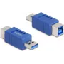 DeLOCK 67217 USB tipa A uz USB tipa B pārejas savienotājs, zils