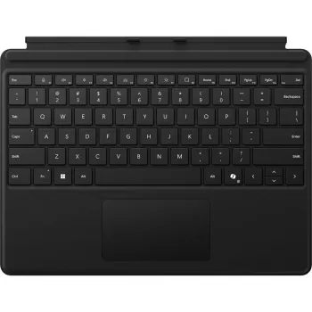 Microsoft Surface Pro EP2-00428 Melns — atdalāms tastatūras vāciņš Surface Pro, fona apgaismojuma taustiņi, magnētiskais stiprinājums