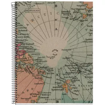 Miquelrius Nortizblock World Map Design Recycle A4 80 loksnes (Preču piegāde)