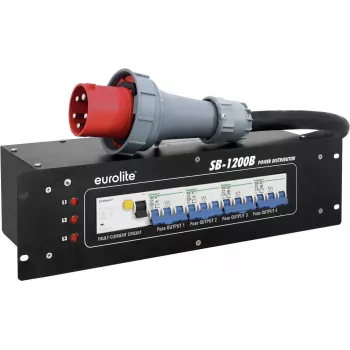 Strāvas sadalītājs EUROLITE SB-1200B 1200W 16A ar aizsardzību
