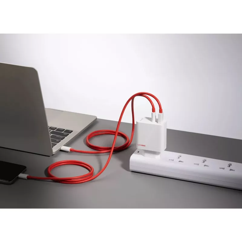 OnePlus 80W Strāvas adapteris Type-C + Type-A