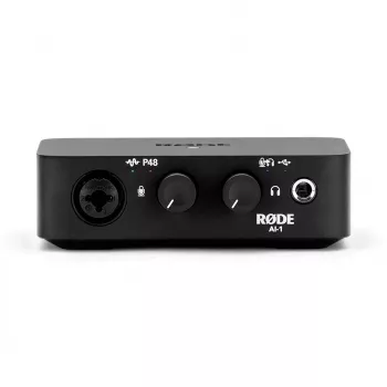 RODE AI-1 USB audio interfeiss A-A priekšpastiprinātājs 24 bit 96 kHz Melns