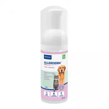 Tīrīšanas putas VIRBAC ALLERDERM SPOT ON suņiem un kaķiem 6 x 2 ml
