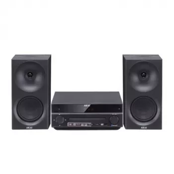 Audio sistēma AKAI AM-301 BK mūzikas centrs — kompakts mājas audio bloks