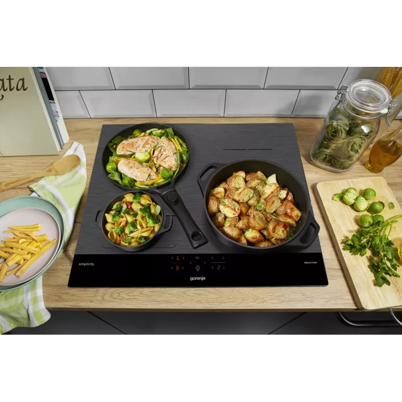 GORENJE GI6421SYB indukcijas plīts virsma