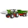 Priekšējā iekrāvēja izgāšanas piekabe BRUDER BR-03452 Tractor Roadmax — rotaļu pielikums, saderīgs ar Roadmax traktoriem