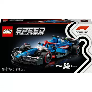 Konstruktors LEGO Speed Champions F1 sacīkšu auto modelis 77246 — 248 gabali, 1 minifigūra, vecumam no 10 gadiem