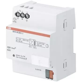 ABB SV/S 30.320.1.1 barošanas avots/invertors 30 V, ieeja 85–265 V 50/60 Hz, pelēks plastmasas korpuss 72×64.5×90 mm