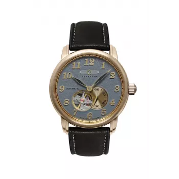Pulkstenis Zeppelin LZ127 76645 Automāts 40 mm nerūsējošs korpuss