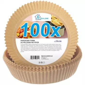 Papīra cepšanas ieliktņi Extralink HOME apaļi 16 cm, 100 gab.