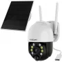 IP drošības kamera Foscam B4 Dome 4 MP (2560×1440), Wi‑Fi 2,4 GHz, IP65, Saules + Akumulators 5000 mAh, 355° panoramēšana, 90° sasvēršana