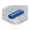 DIP slēdzis PCB DELOCK 66388, zila plastmasa, 10 gab., 31.9×9.9×5.5 mm