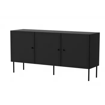 Cama 3D kumode PALAZZO BIS 151x40x75 matēts melns