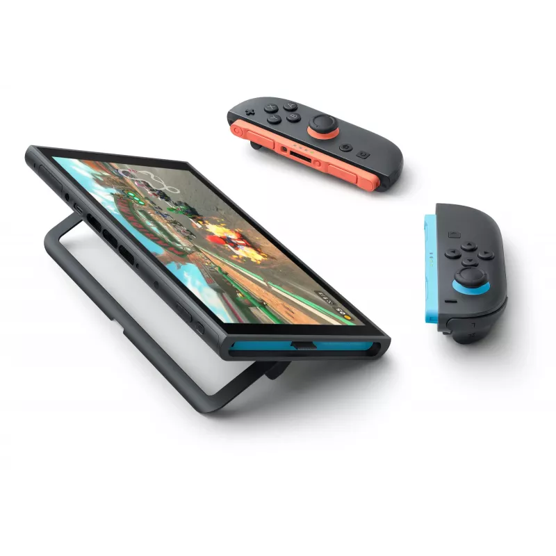 Nintendo Switch 2 rokas spēļu konsole ar 256 GB atmiņu, 7,9 collu skārienjūtīgs ekrāns, Wi-Fi, melnā krāsā