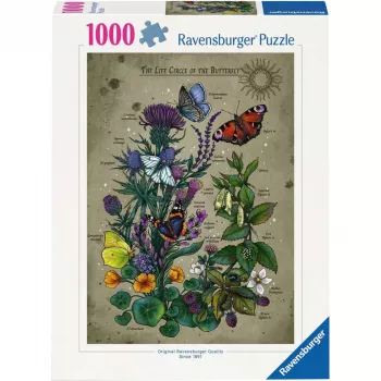 Puzle Ravensburger Circle of Life Butterfly 1000 gabali