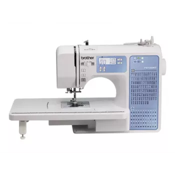 Šujmašīna Brother FS100WT — 100 šuvju raksti, 850 SPM, 7 mm platums, automātiskais diegvedējs, LCD