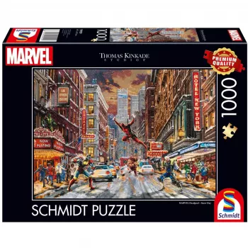 Thomas Kinkade Studios: Marvel - Deadpool, Snow Day, Puzle 1000 Gabali