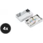 Sadales kārba tīkla Cat6 ShiverPeaks BS75001-SET4 (4 gab.)