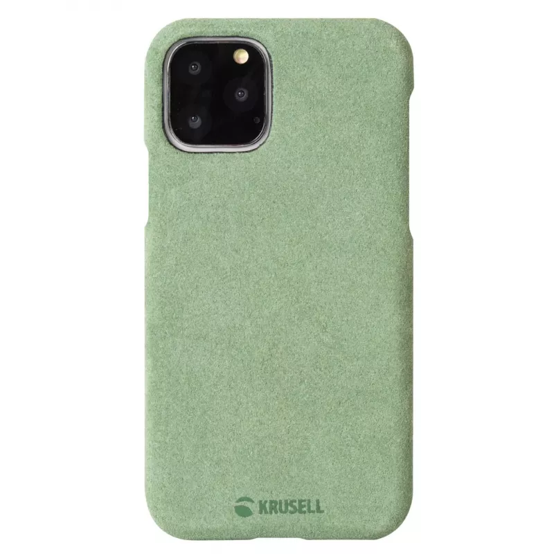 Krusell Broby 61770 zamšādas apvalks Apple iPhone 11 Pro Max, 16,5 cm (6,5 collas), olīvu krāsā