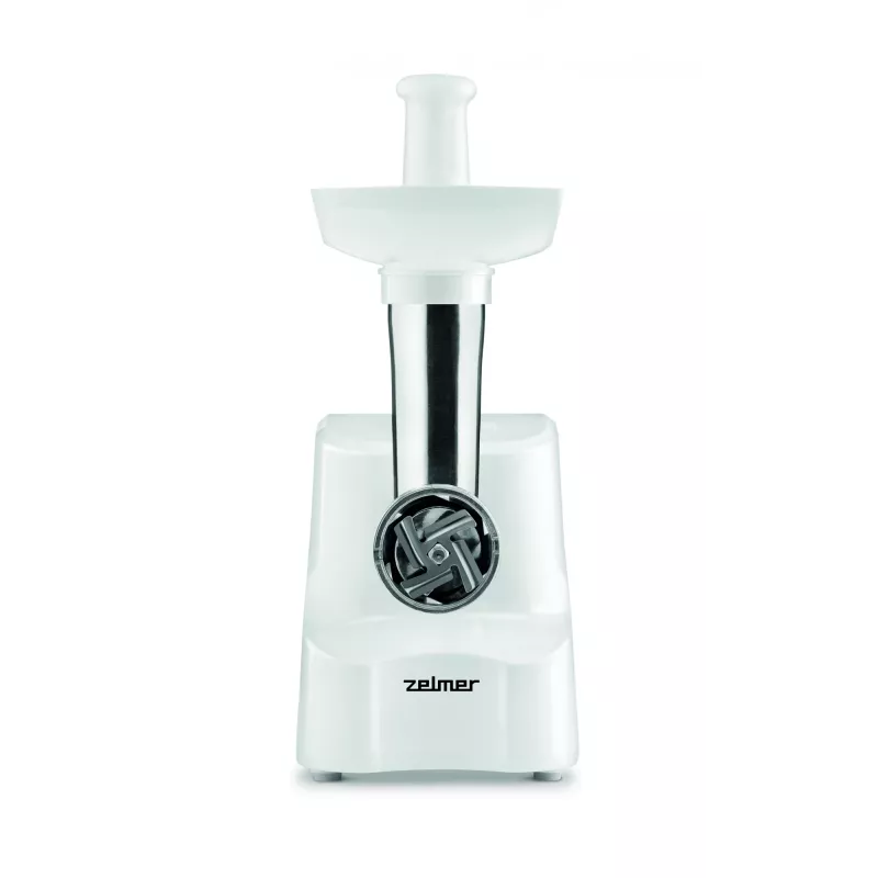 Zelmer ZMM1011 gaļas mašīna, 1000 W, reversā darbība, 1,3 kg/min, balta