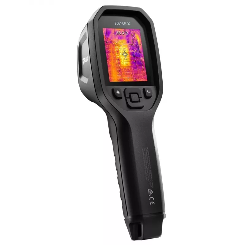 FLIR TG165-X MSX termokamera -25 līdz +300 °C 80 x 60 pikseļi 8.7 Hz MSX®, iebūvēta LED gaisma, digitālā kamera