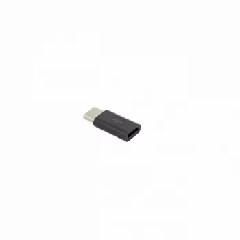 Sbox Micro USB 2.0 F. -> TYPE C M. Melns AD.USB-C B