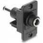 Paneļmontāžas līdzstrāvas spraudņa adapteris DELOCK 5,5x2,1 mm uz 5,5x2,5 mm, 91119