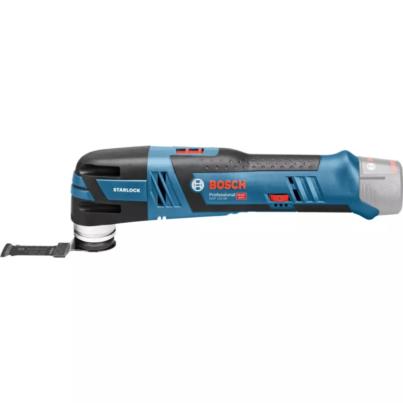 Bosch GOP 12V-28 bezvadu multi-instruments (zils, melns, sarkans)