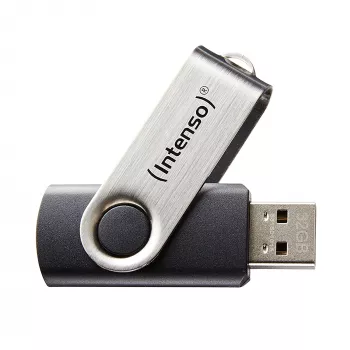 USB zibatmiņa Intenso 32GB USB Type-A 2.0 Melns Sudrabs