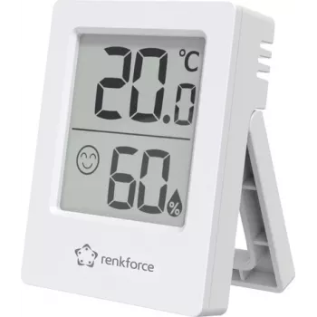 Renkforce RF-6417554 bezvadu termo/higrometrs Balts (RF-6417554)