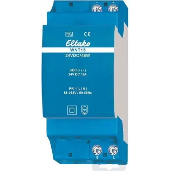 Eltako WNT15-24VDC/48W digitālais nedēļas laika slēdzis, 24V DC 48W