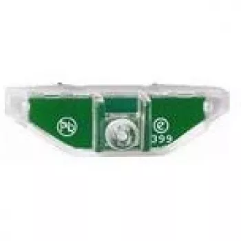 Orientācijas gaisma Merten MEG3901-0006, LED, zaļš korpuss, sarkana gaisma, maiņspriegums 100–230 V