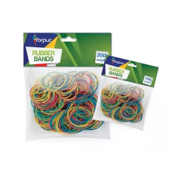 Gumijas lente Forpus FO80105 daudzkrāsaina 100g blisterī