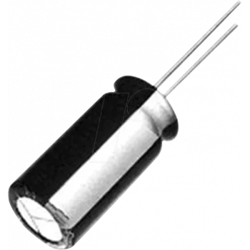PANASONIC EEU-FC1V332 - Elektrolītiskais kondensators, radiāls, 3,3 mF, 35 V, RM 7,5 mm, 105°C, 5000 h, ±20%