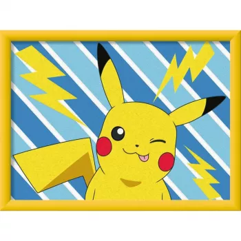 Krāsošanas komplekts Ravensburger CreArt — Cheeky Pikachu (modelis 25557) krāsošana pēc numuriem