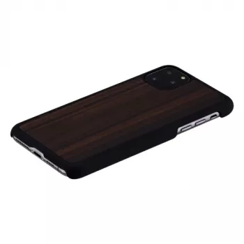 Viedtālruņa maciņš man and wood iPhone 11 Pro Max, melnkoks