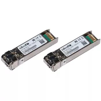 Mikrotik XS+2733LC15D BiDi SFP/SFP+/SFP28 modulis (pāris) 25 Gbit/s, 1330 nm, 15 km