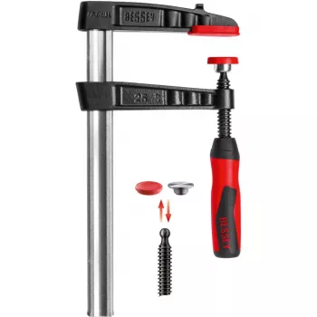 Skavas spīle BESSEY TG30-2K 30 cm alumīnijs melns sarkans