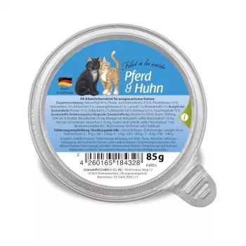 GRANATAPET Filet á la carte Zirgs ar vistu - mitrā kaķu barība - 85g