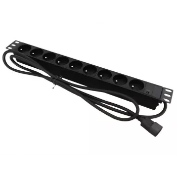Alantec PZ09U pagarinātājs 1.8m 9 kontaktligzdas melns