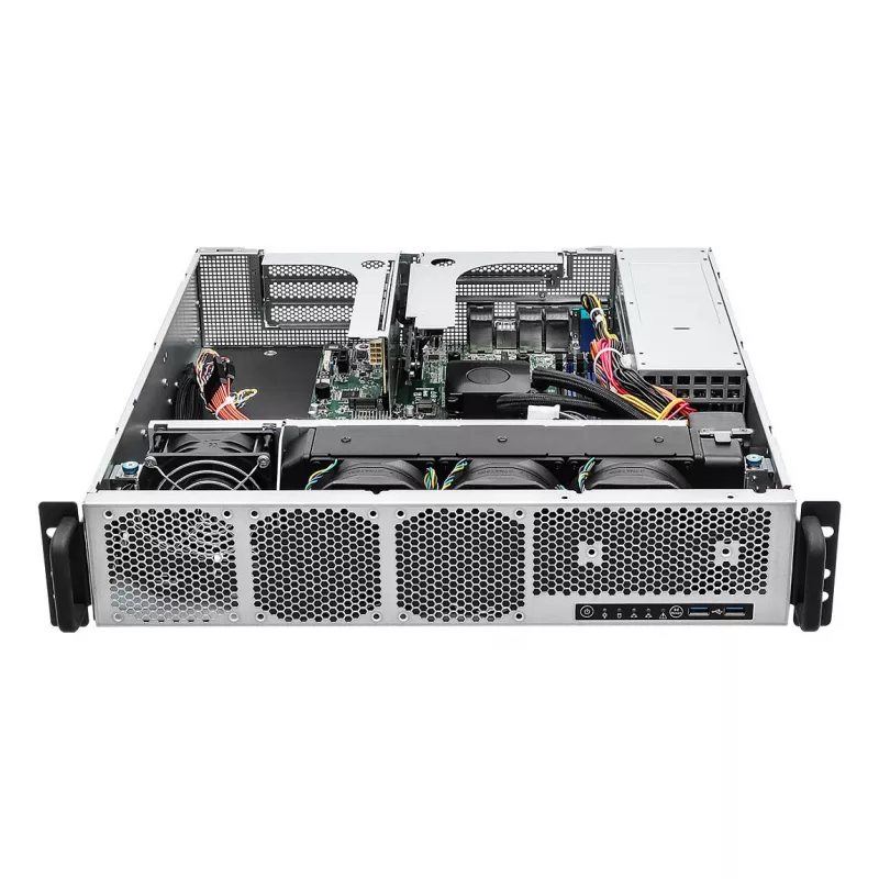 ASRock Barebone Server 2U Single Socket AM5 2U1G-B650/AQUA - korpuss bez diskiem - AMD Socket AM5 (Ryzen Zen4)
