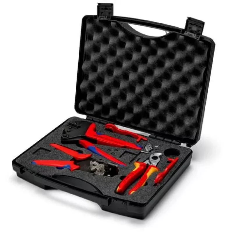 Knipex 97 91 04 V02 komplekts MC4 fotoelementu savienotājiem