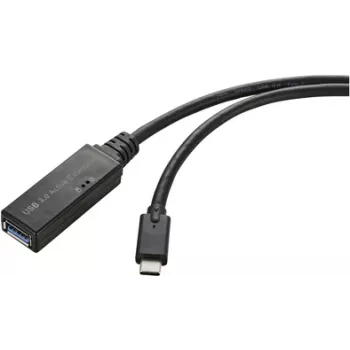 Renkforce RF-5231962 USB kabelis melns