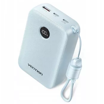 Vention FKBL0-C 20000 mAh, 2x USB-C + 1x USB-A, Zils