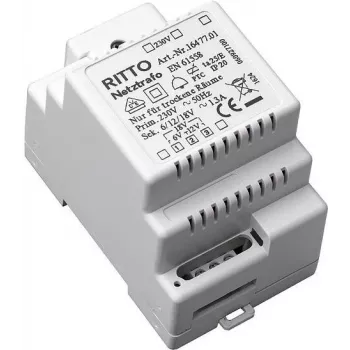 Barošanas bloks Ritto 1647701 24V 1.5A – DIN sliedei, 24 V DC, 1.5 A izeja