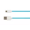USB 2.0 kabelis IBOX IKUMD3A — USB A uz Micro-USB B, 1 m, zils