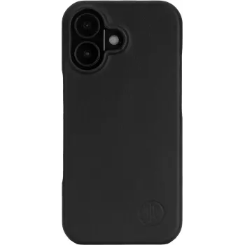 Mobilā telefona aizmugurējais vāciņš jt berlin Īsta Āda Kreuzberg Apple iPhone 17, melns